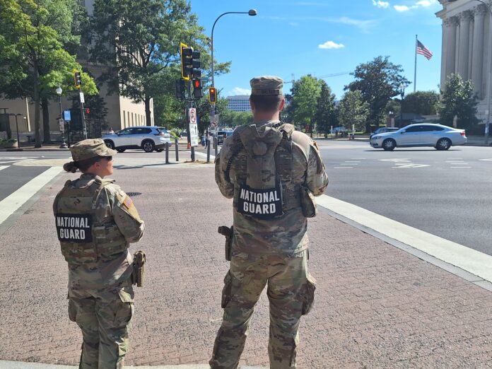 Guardia Nazionale a Washington - Foto di Stefano Scibilia